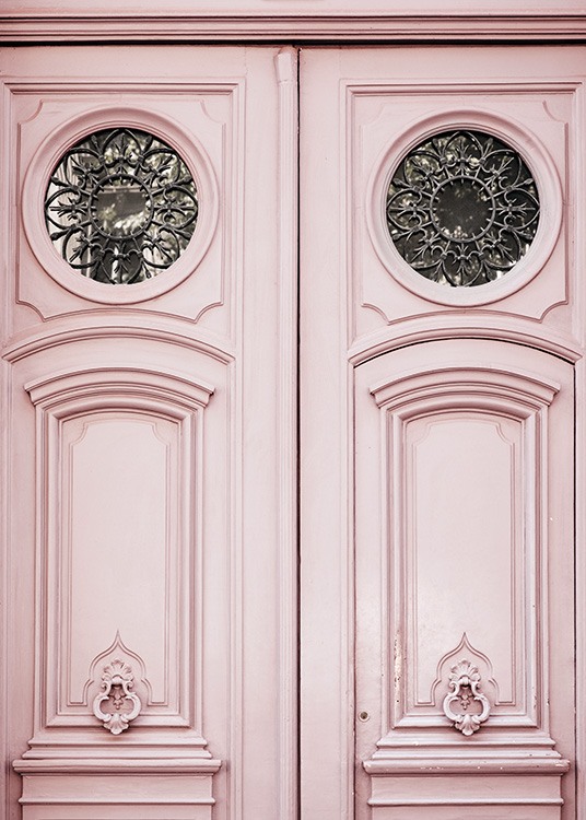 Pink Door Poster / Fotografías con Desenio AB (11349)
