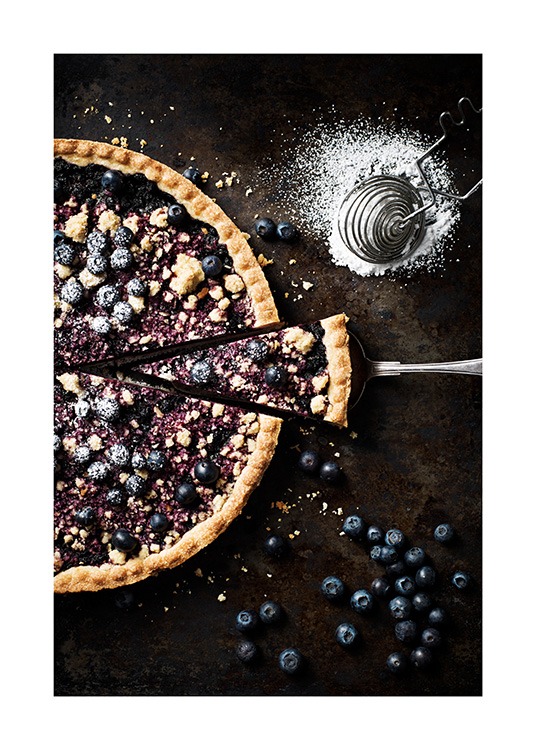 Blueberry Pie Poster / Cuadros de cocina con Desenio AB (11517)