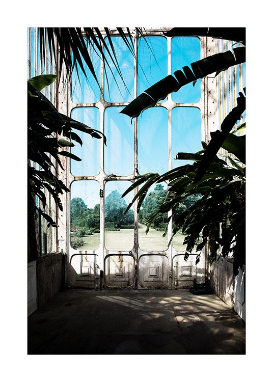 Window in Kew Garden Poster / Fotografías con Desenio AB (11592)
