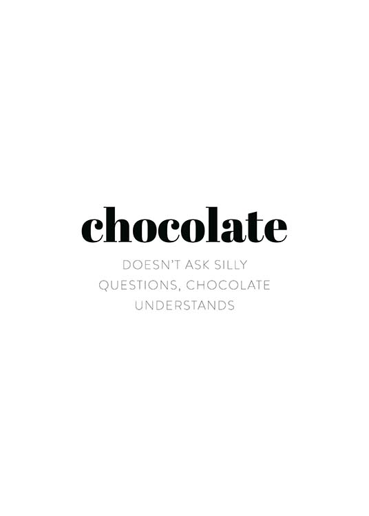 Chocolate Poster