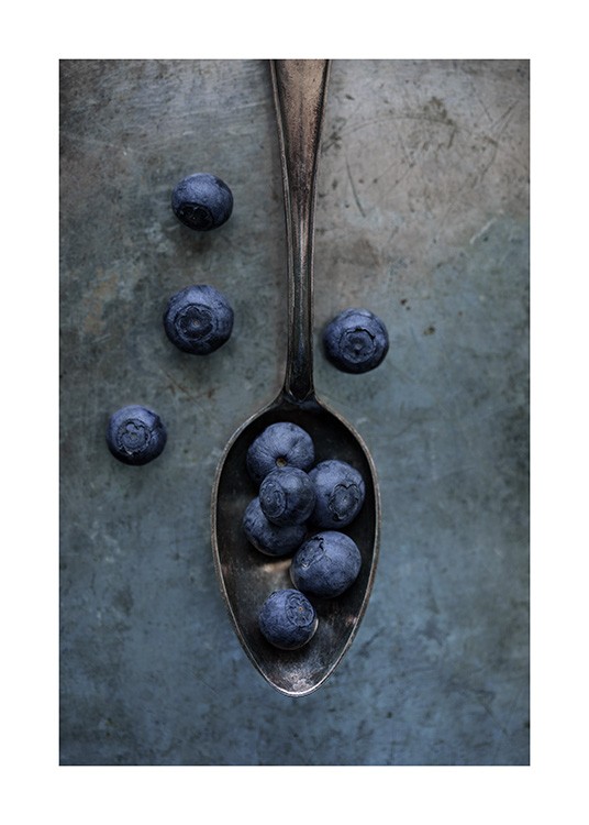 Sweet Blueberries Poster / Cuadros de cocina con Desenio AB (11833)