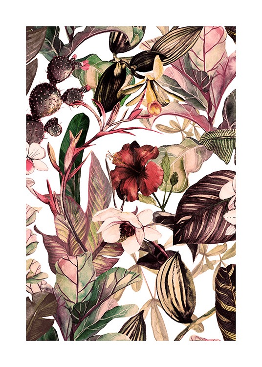 Botanical Pattern No2 Poster / Arte con Desenio AB (12087)