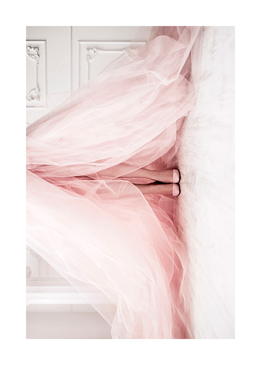 Pink Dress Poster / Fotografías con Desenio AB (12265)
