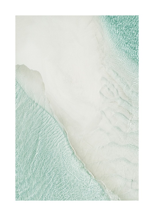 Beach Aerial Poster
