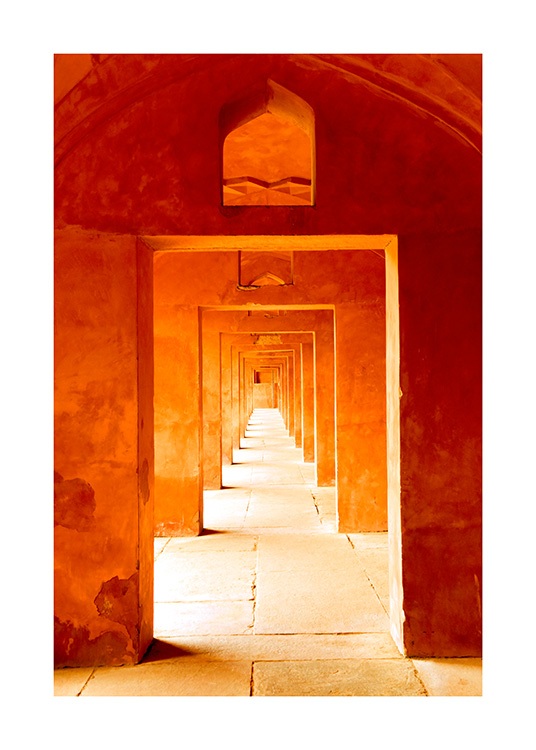 Orange Arches Poster / Fotografías con Desenio AB (12404)