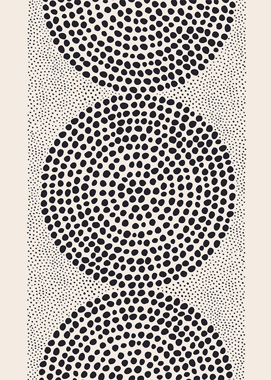 Dotted Pattern Poster / Arte con Desenio AB (12571)