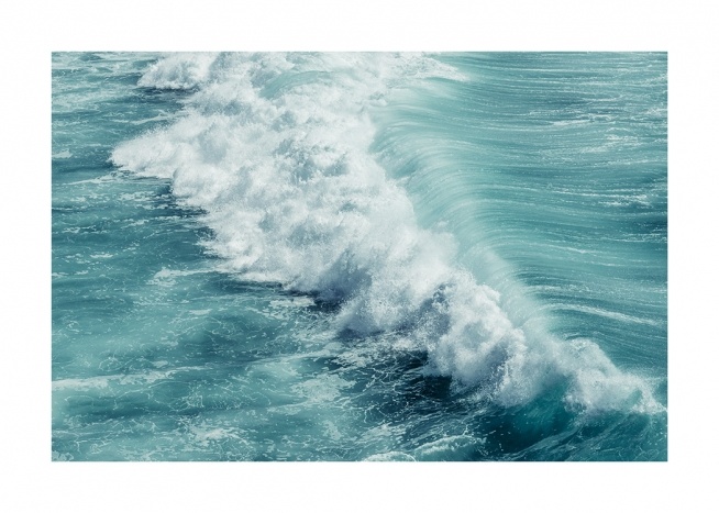 Turquoise Ocean Poster / Naturaleza con Desenio AB (12641)