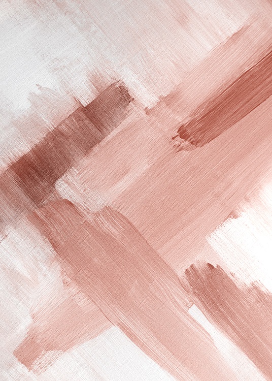 Abstract Painting Pink No2 Poster