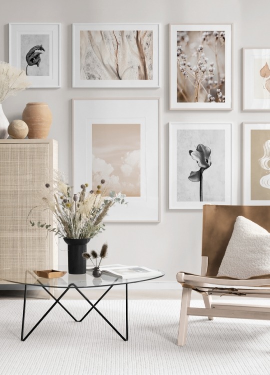  - Fotografía de nubes en melocotón con un acabado pastel. 