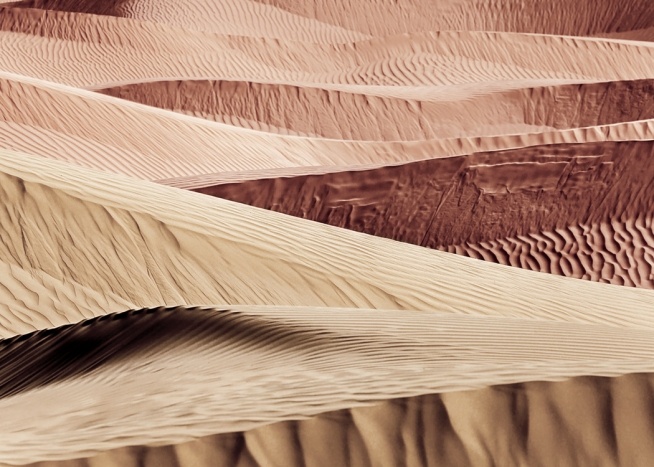 Desert Sand Dunes Poster
