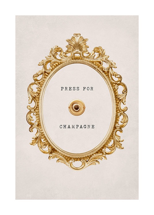 Press for Champagne Poster