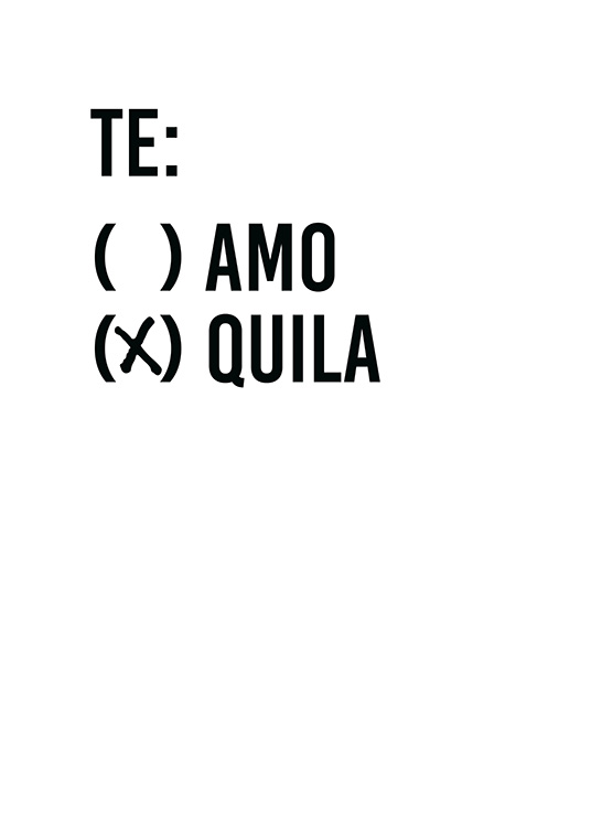 Te Quila Poster