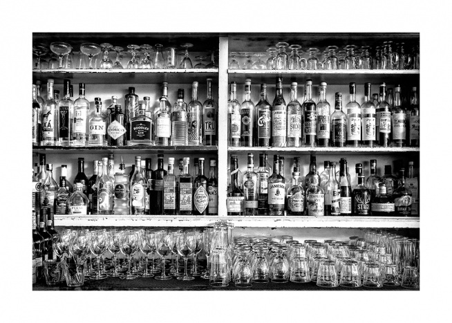 In the Bar Poster / Vinos & Bebidas con Desenio AB (13694)