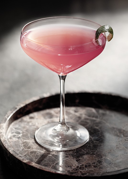 Pink Cocktail Poster / Vinos & Bebidas con Desenio AB (13698)
