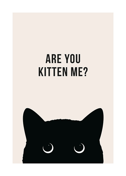 Are You Kitten Me? Poster / Humorístico con Desenio AB (13790)