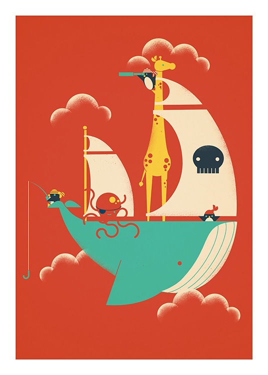 Voyage Poster / Ilustraciones con Desenio AB (13933)