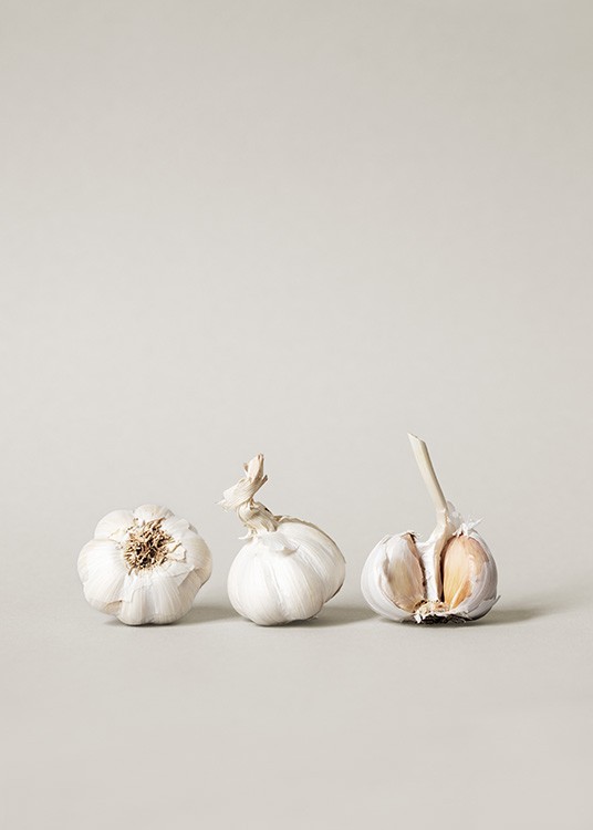 Garlic in a Row Poster