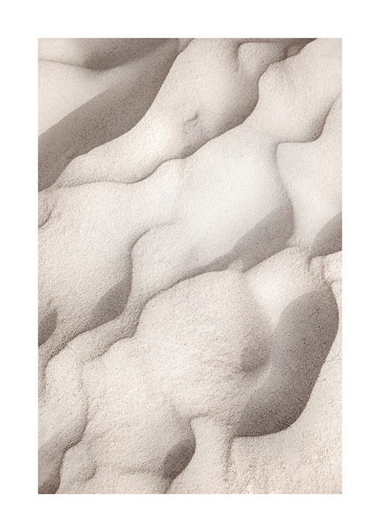 Sand Shapes Poster