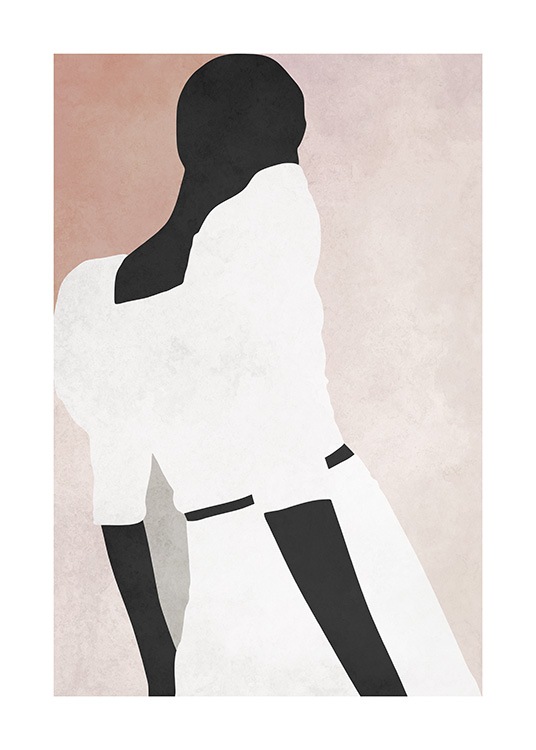 Graphic Pose No2 Poster