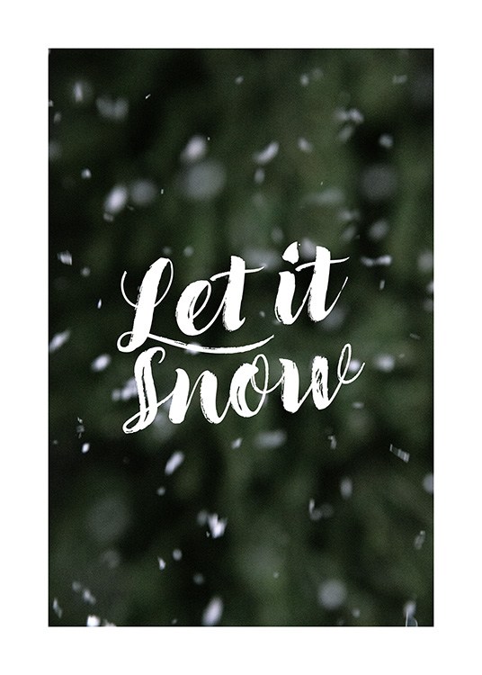 Let it Snow Poster