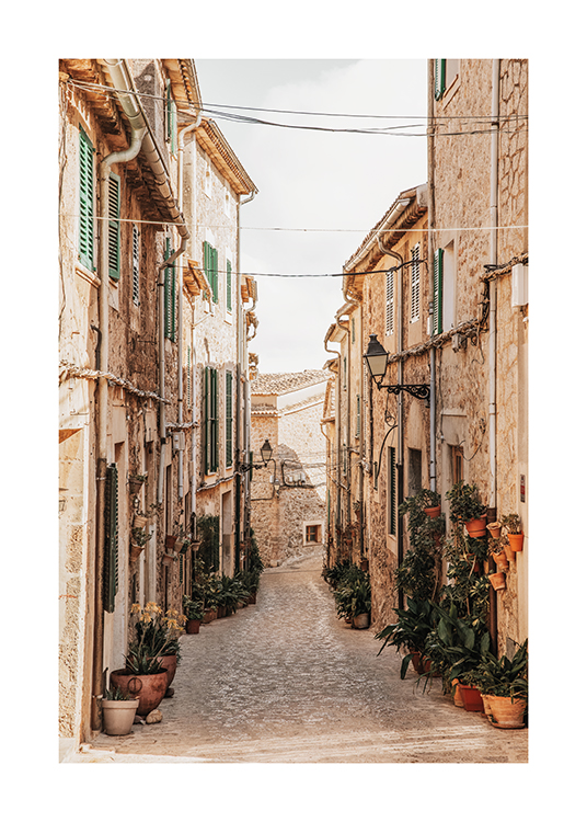  – Encantadora callecita en un pueblo de Mallorca