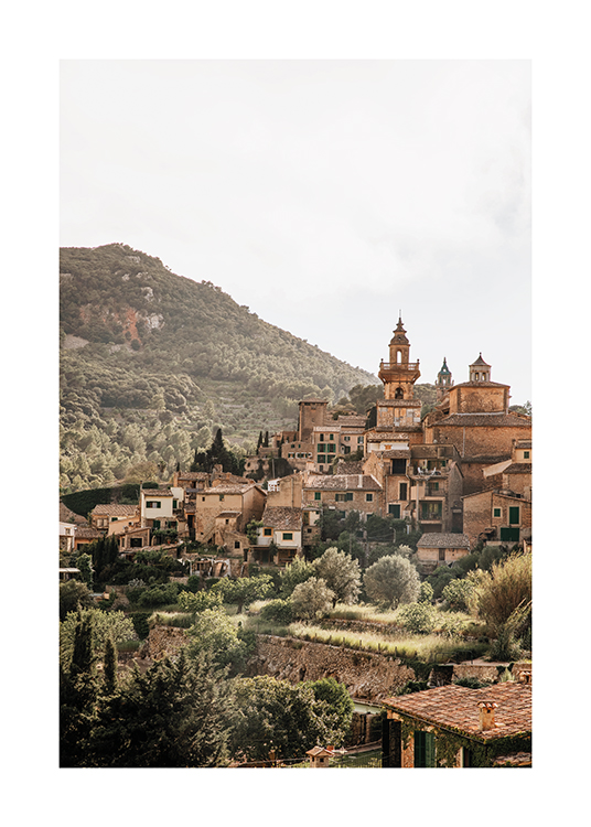  – Fotografía de un hermoso pueblo en Mallorca, España