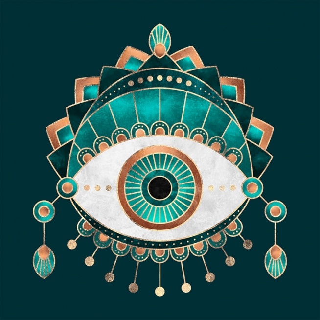 Teal Eye Poster / Arte con Desenio AB (2375)