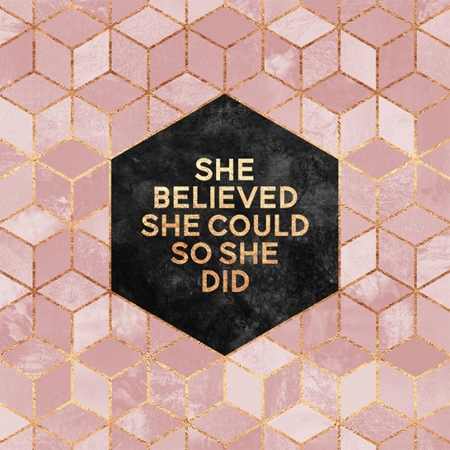 She Believed She Could So She Did Poster