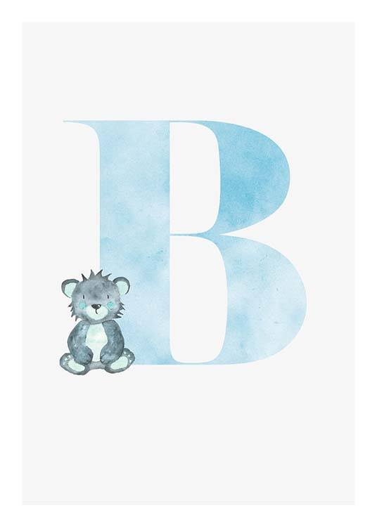 Alphabet B Poster
