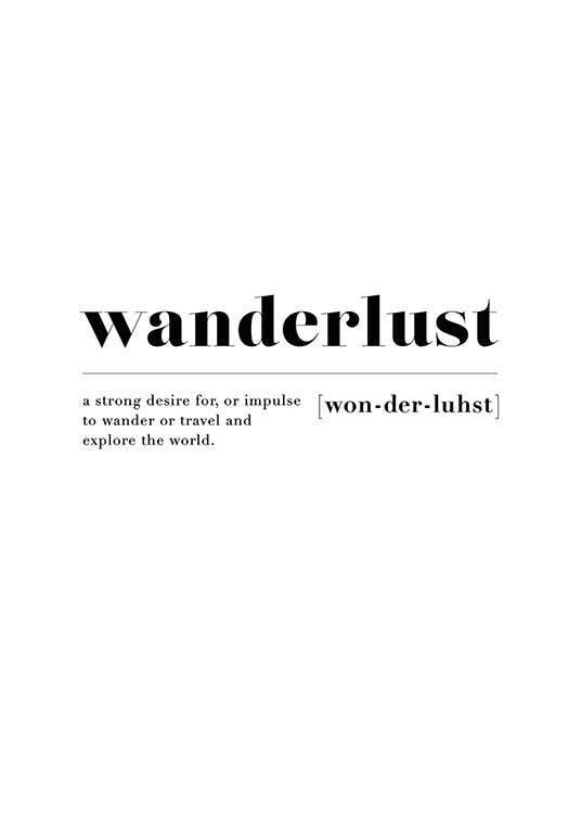 Wanderlust Poster