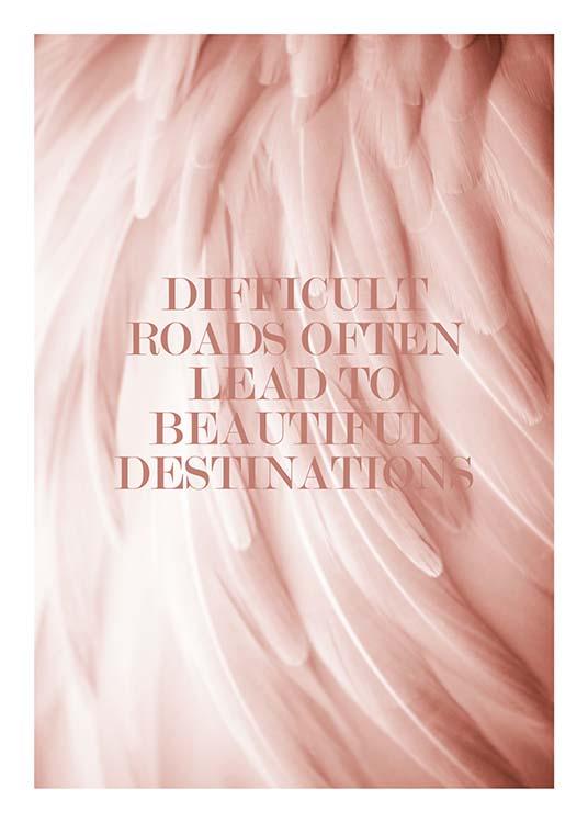 Beautiful Destinations Poster / Cuadros con texto con Desenio AB (2650)