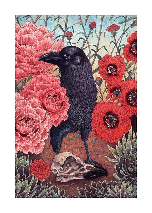 The Crow Poster / Arte con Desenio AB (3205)