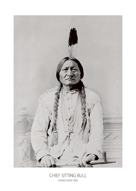 Sitting Bull, Posters / Fotografías con Desenio AB (7380)