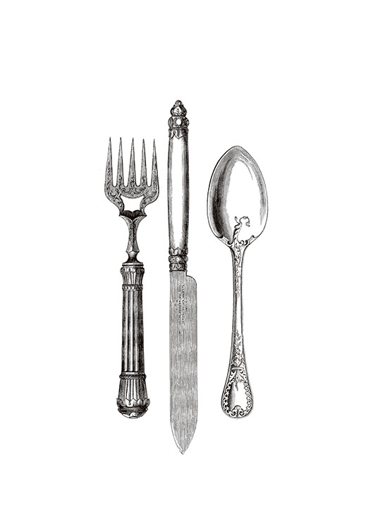 Cutlery, Poster