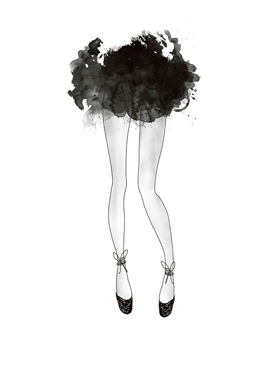 Ballerina, Poster / Moda con Desenio AB (7764)