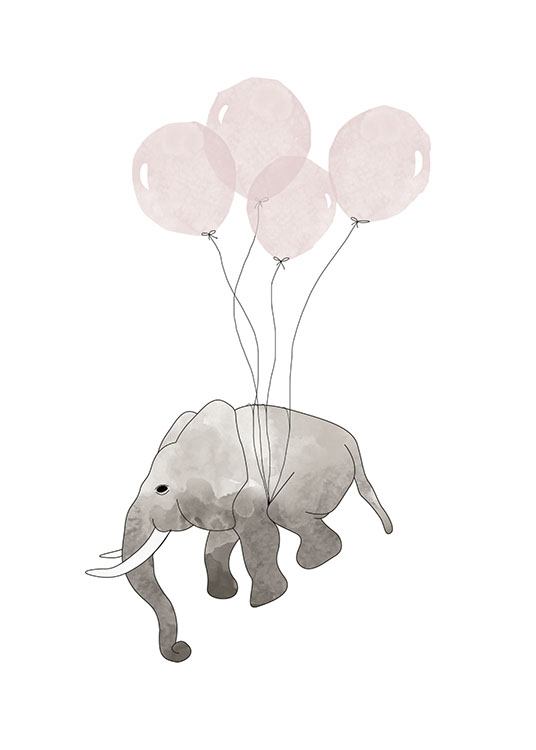 Elephant Pink, Posters