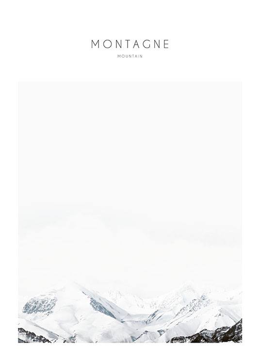 Montagne, Poster