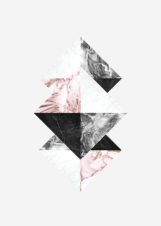 Triangles, Poster / Diseño gráfico con Desenio AB (7850)