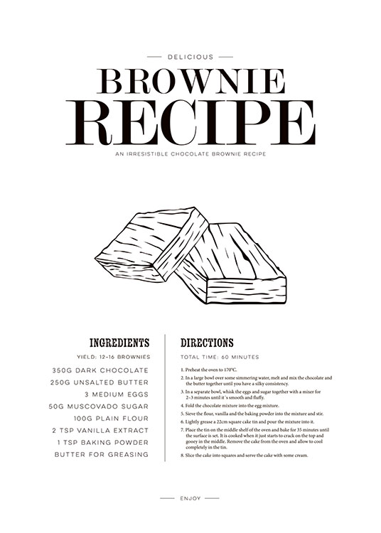 Brownie, Poster