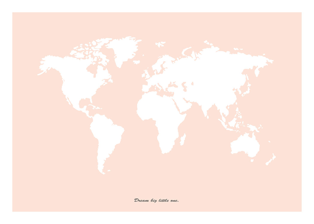 Dream Big Little One, Pink, Posters