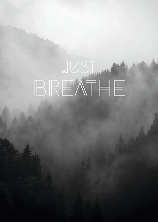 Just Breathe, Poster / Naturaleza con Desenio AB (8150)