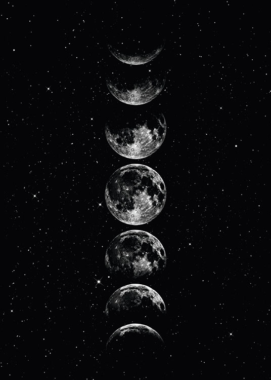 Moon Star Sky, Poster / Planetas con Desenio AB (8190)