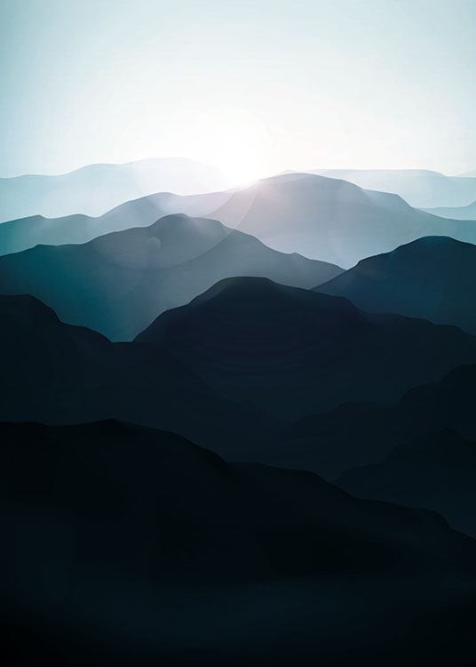 Mountain Landscape, Poster