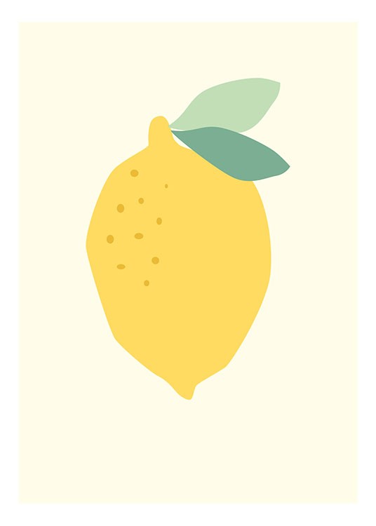 Lemon, Poster / Pósters infantiles con Desenio AB (8464)