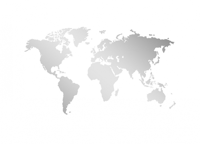 Mapa Del Mundo Plata, Poster