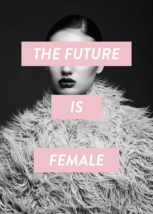 Future Is Female Poster / Fotografías con Desenio AB (8834)