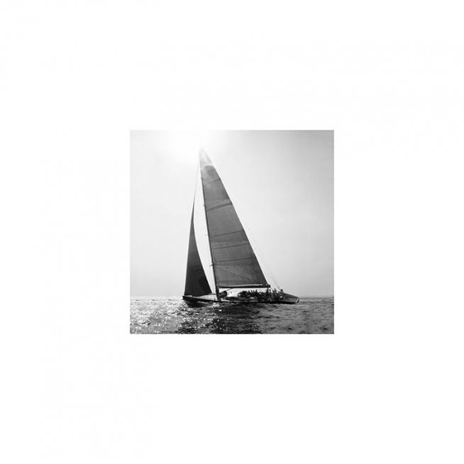 Sailboat Poster / Blanco y negro con Desenio AB (8909)