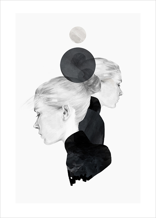 Anna Bülow Black Marble Poster