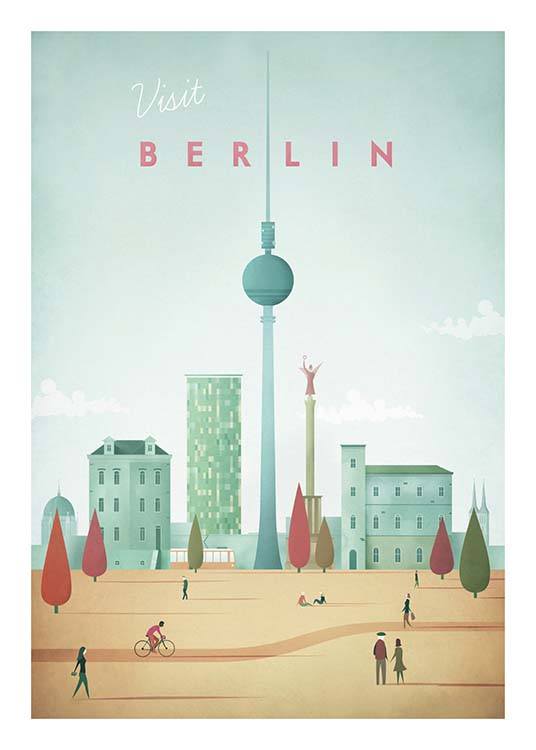 Berlin Travel Poster