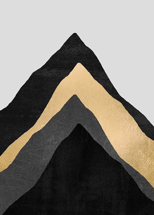 Four Mountains Poster / Arte con Desenio AB (pre0022)